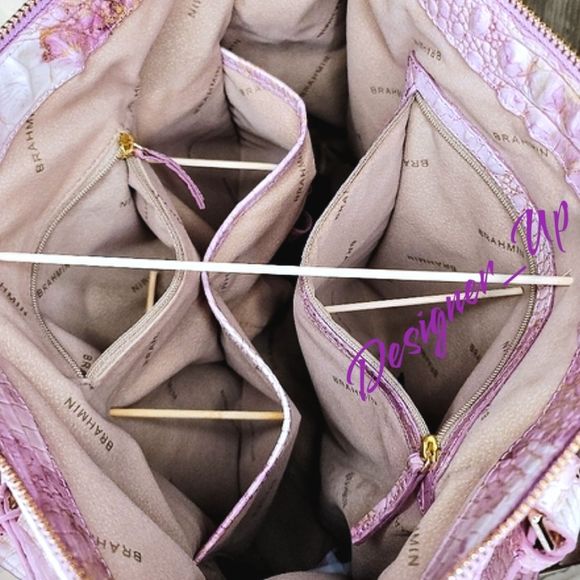 BRAHMIN 3 SET NWT Designer Purse Bag Wallet XL Wristlet Rare Melbourne Colorb - Picture 7 of 16